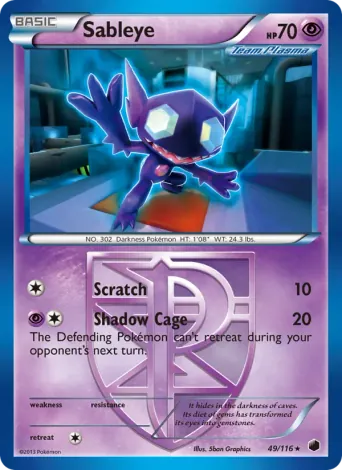 Sableye Pokémon card #49