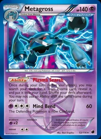 Metagross Pokémon card #52