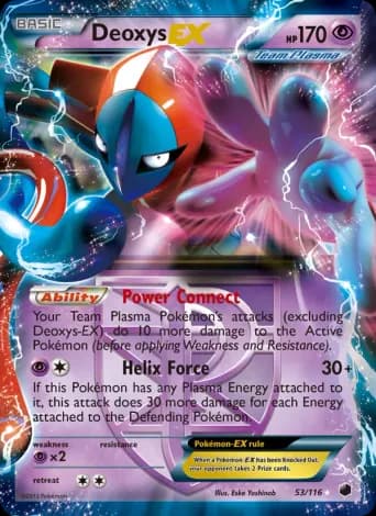 Deoxys-EX Pokémon card #53