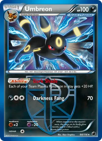 Umbreon Pokémon card #64
