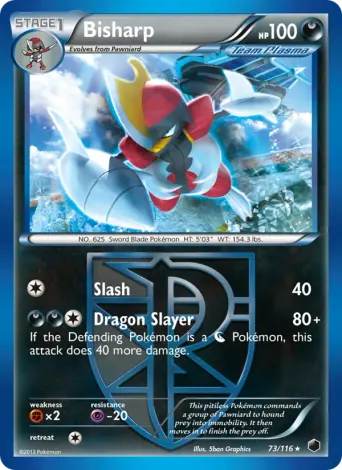Bisharp Pokémon card #73