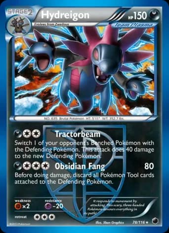 Hydreigon Pokémon card #78