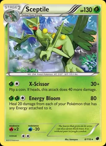 Sceptile Pokémon card #8