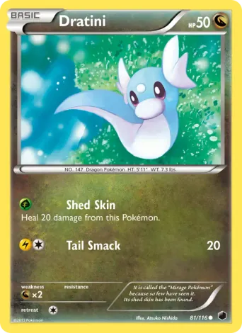 Dratini Pokémon card #81