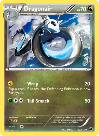 Dragonair Pokémon card #82
