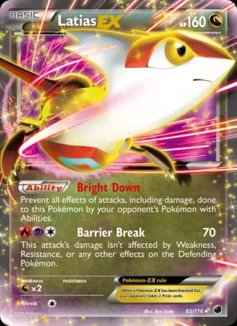 Latias-EX Pokémon card #85