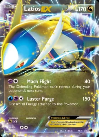 Latios-EX Pokémon card #86