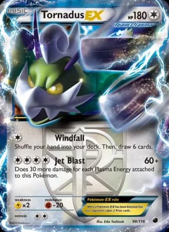 Tornadus-EX Pokémon card #98
