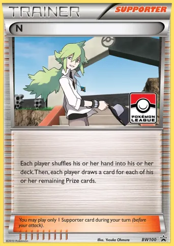 N Pokémon card #BW100
