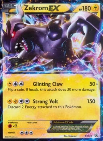 Zekrom-EX Pokémon card #BW38