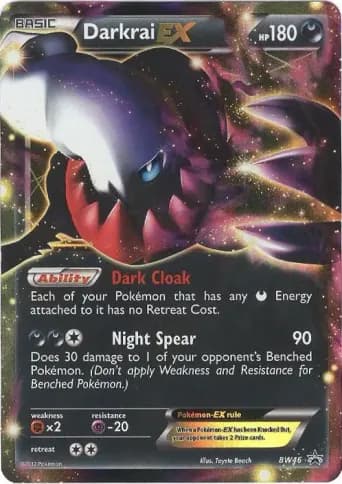Darkrai-EX Pokémon card #BW46