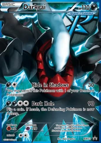 Darkrai Pokémon card #BW73