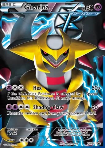 Giratina Pokémon card #BW74