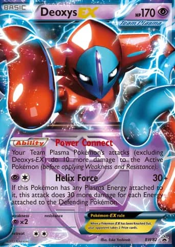 Deoxys-EX Pokémon card #BW82