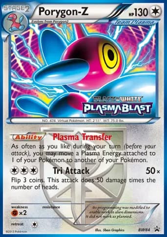 Porygon-Z Pokémon card #BW84