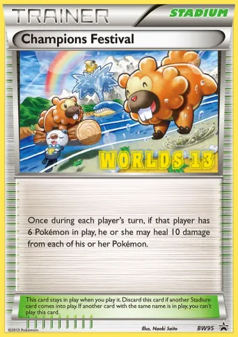 Champions Festival Pokémon card #BW95