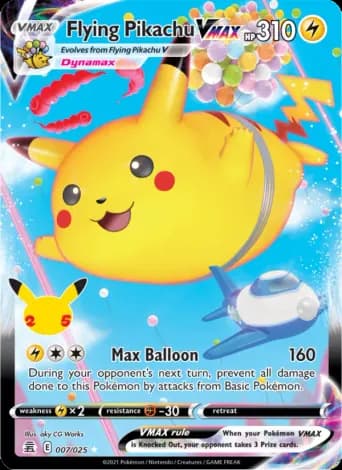 Flying Pikachu VMAX Pokémon card #7