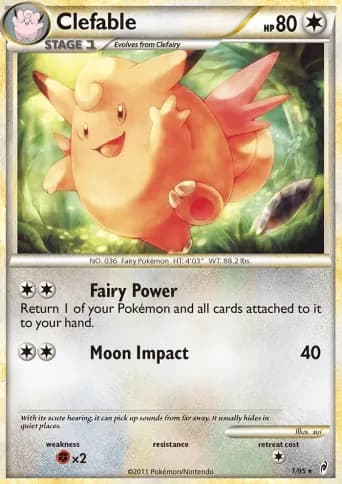 Clefable Pokémon card #1