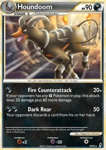 Houndoom Pokémon card #10