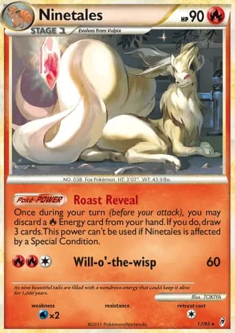 Ninetales Pokémon card #17