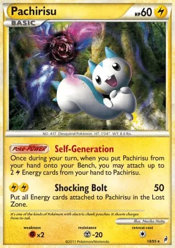 Pachirisu Pokémon card #18
