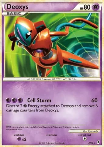 Deoxys Pokémon card #2