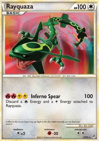 Rayquaza Pokémon card #20