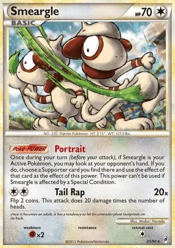 Smeargle Pokémon card #21