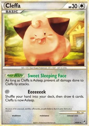 Cleffa Pokémon card #24