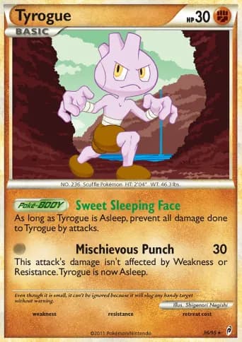 Tyrogue Pokémon card #36