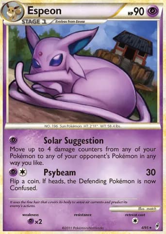 Espeon Pokémon card #4