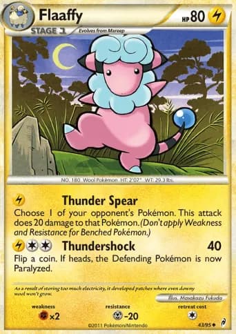 Flaaffy Pokémon card #43
