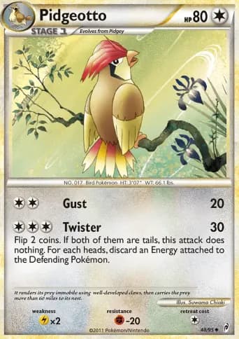 Pidgeotto Pokémon card #48