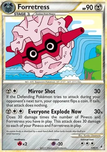 Forretress Pokémon card #5