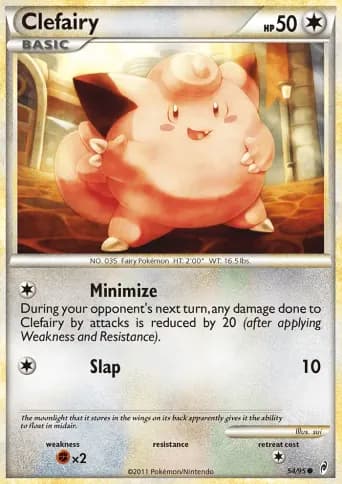 Clefairy Pokémon card #54