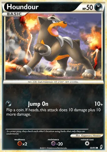 Houndour Pokémon card #59