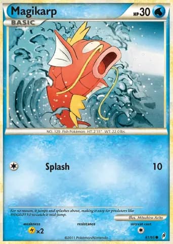 Magikarp Pokémon card #61