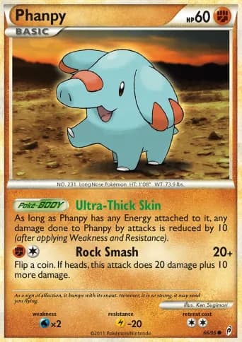 Phanpy Pokémon card #66