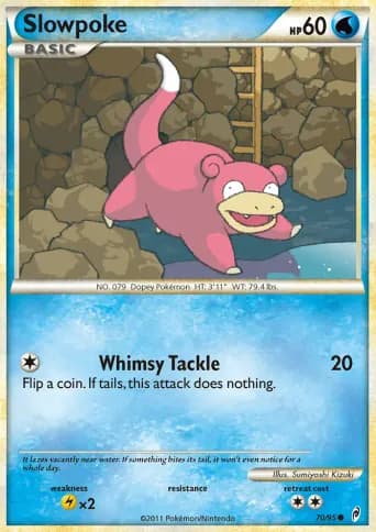 Slowpoke Pokémon card #70