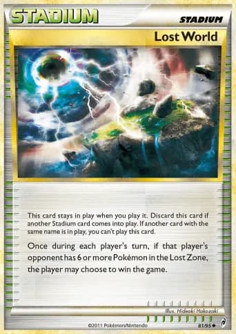 Lost World Pokémon card #81