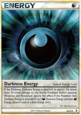 Darkness Energy Pokémon card #86