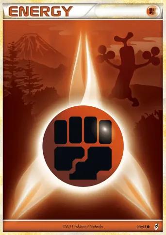 Fighting Energy Pokémon card #93