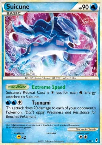 Suicune Pokémon card #SL11