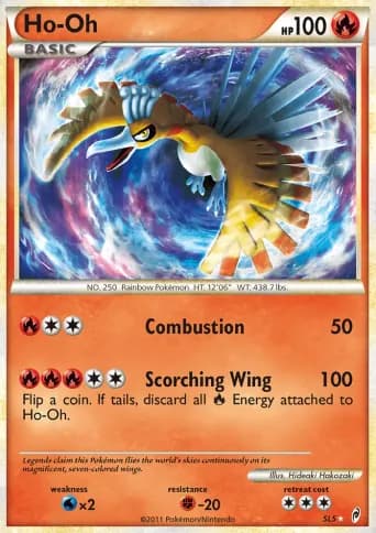Ho-Oh Pokémon card #SL5