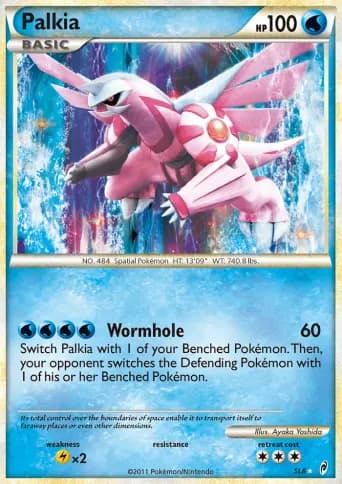 Palkia Pokémon card #SL8