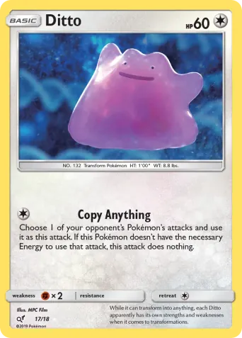 Ditto Pokémon card #17