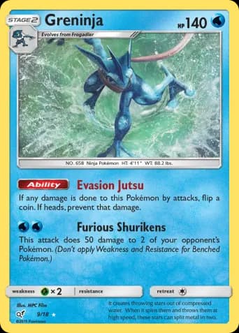 Greninja Pokémon card #9