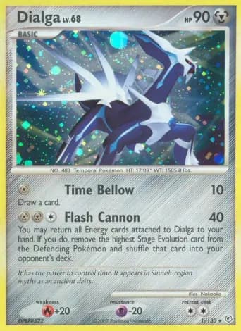 Dialga Pokémon card #1