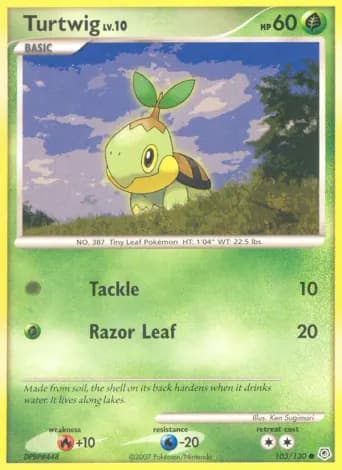 Turtwig Pokémon card #103