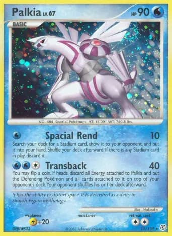Palkia Pokémon card #11
